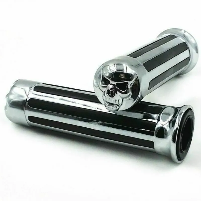 

1 "Хром череп Ручки для Harley Sportster Dyna Softail Touring Cruiser XL