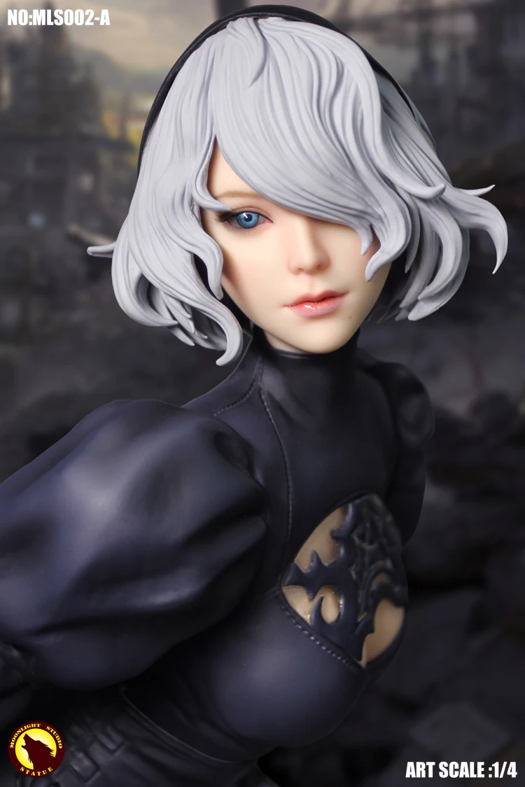 MLS002 1/4 PS4 игровой НИР автоматов 2B YoRHa № 2 Тип статуя фигурку Модель 51 см для любителей подарки