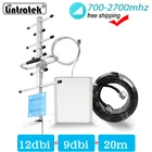 12dBi наружная антенна для 2G 3G 4G ретранслятор сигнала с 700  2700 МГц 9dBi Внутренняя антенна 20 м кабель для CDMA GSM LTE WCDMA усилитель