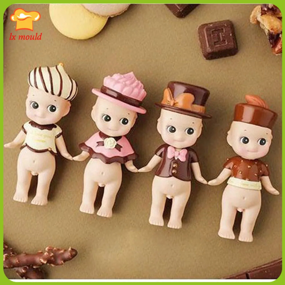 Kewpie Кукла День Святого Валентина шоколадная помадка сухая скорость силиконовая