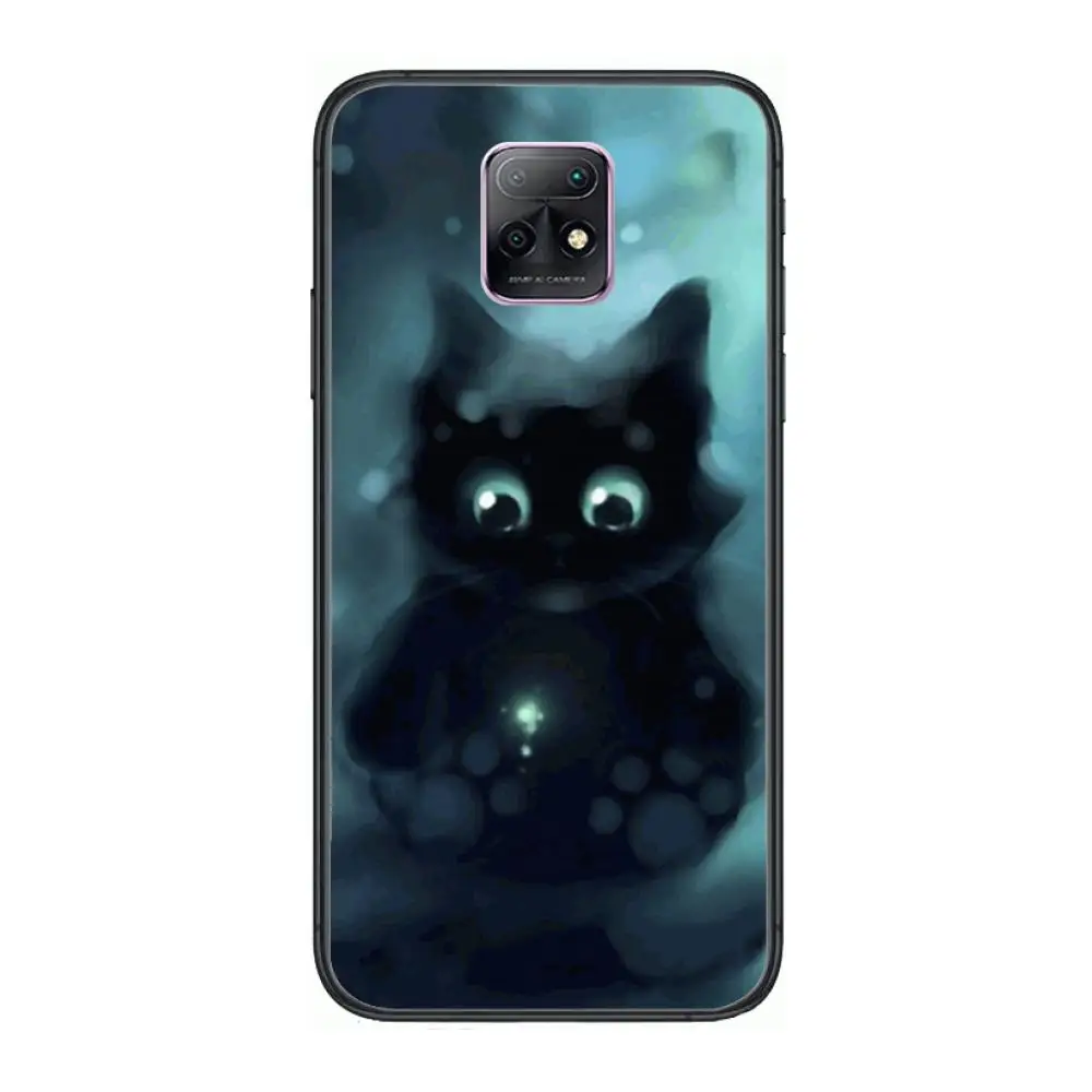 

Kim Haskins Cat Phone Case For XiaoMi Redmi 10X 9 8 7 6 5 A Pro S2 K20 T 5G Y1 Anime Black Cover Silicone Back Pretty