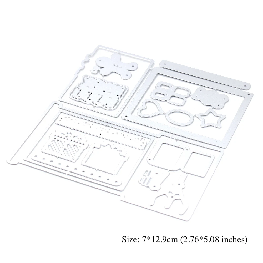 

KSCRAFT Claw Machine Shaker Metal Cutting Dies Stencils for DIY Scrapbooking Decorative Embossing DIY Paper Cards