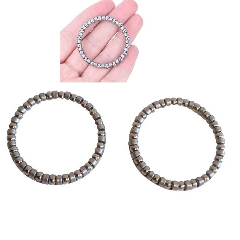 

2PCS Metal Bicycle Bike Headset Caged Ball Bearing Race Repair Accessories