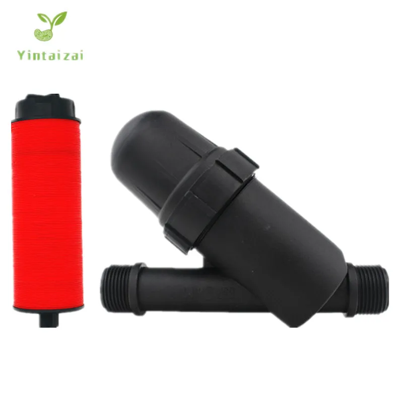 

Дисковый фильтр 3/4 дюйма 1 дюйм, 2 шт., наружная резьба 120, для полива и орошения газона, сада, Y-образные соединители шланга, инструменты для пол...