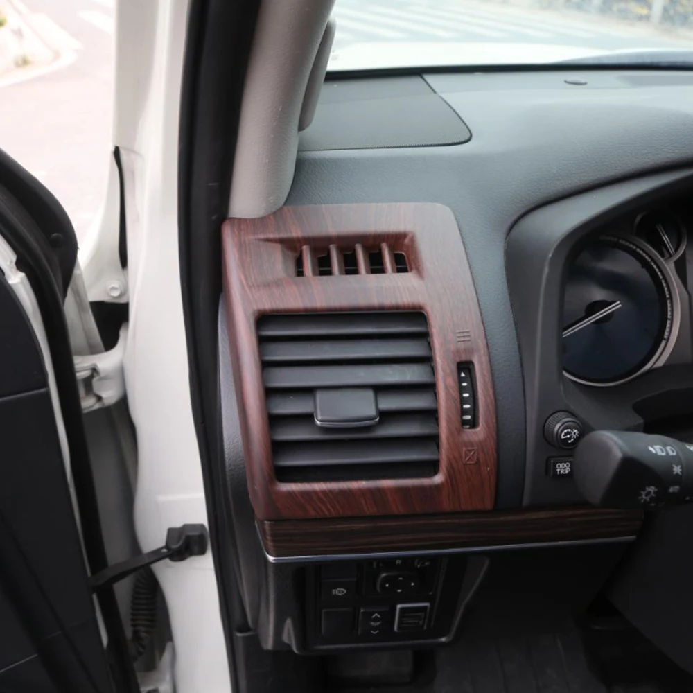 Carманго для Toyota Land Cruiser Prado 150 приборной панели автомобиля A/C вентиляционное отверстие крышка отделка рамка наклейка хромированный аксессуар