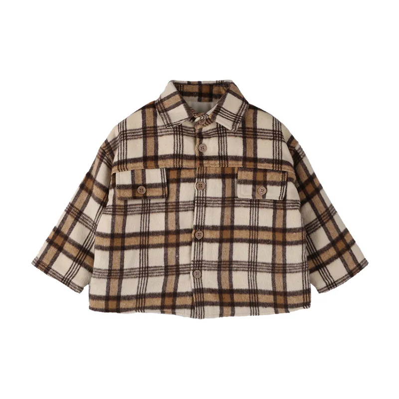 Детская Повседневная бархатная блузка с длинным рукавом теплая утолщенная