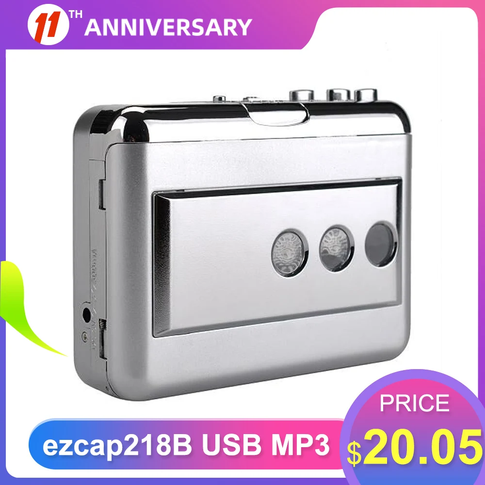Ezcap218B USB кассета для захвата конвертер в компьютер hi fi звук качество басов аудио