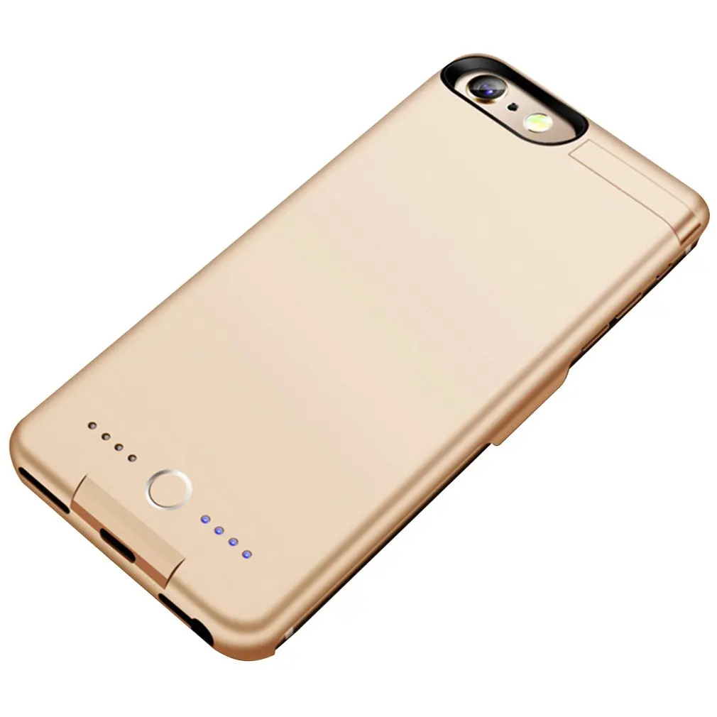 8000 мАч Внешний аккумулятор чехол для зарядки iPhone 6 P/6SP/7 P/8 P зарядного устройства