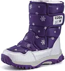 Зимние теплые ботинки на меху, детские ботинки для девочек и мальчиков, уличная Водонепроницаемая нескользящая обувь для холодной погоды