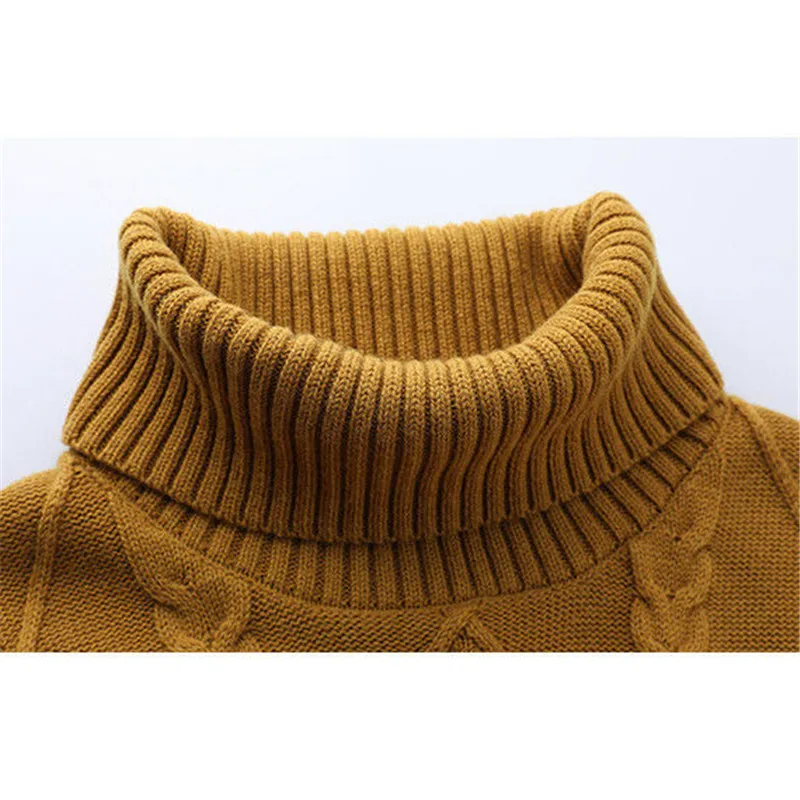 

Women Sweater Dress 2021 Spring Autumn New Fashion Korean Long Loose Turtleneck Pullover Bottoming Knitted Dresses Feminina N806