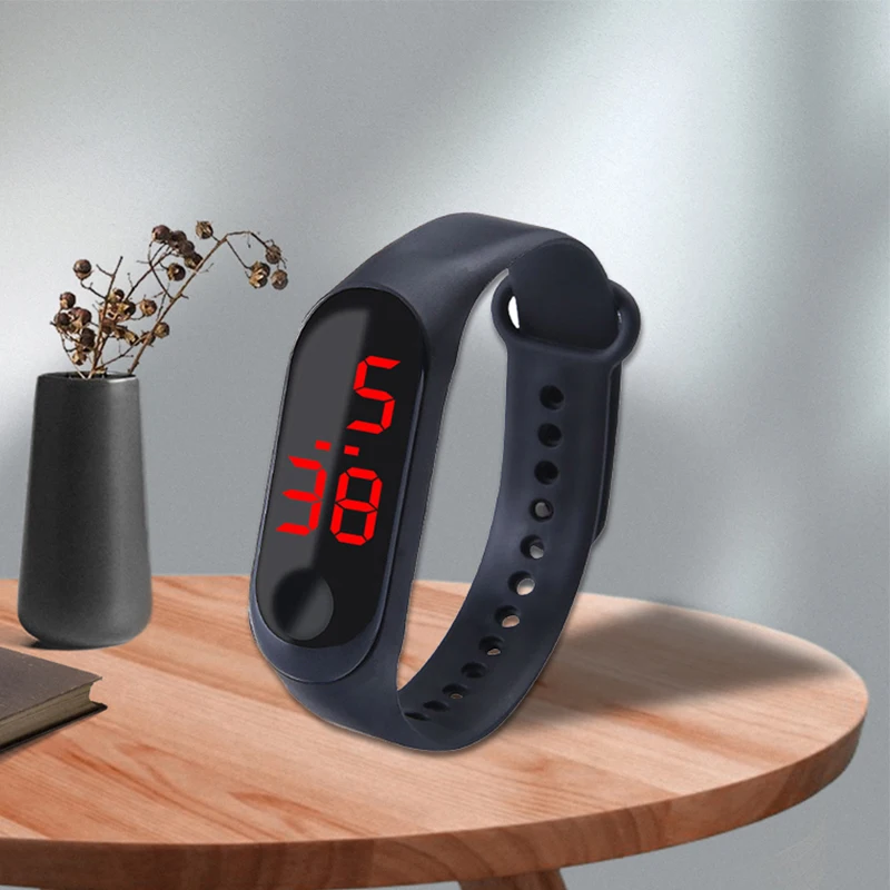 M2 смарт-браслет электронные часы студенческие спортивные Кнопка LED календарь