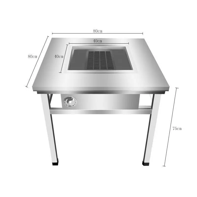 Портативная кухонная уличная барбекю Корейская решетка Портативный Asador A Carbon