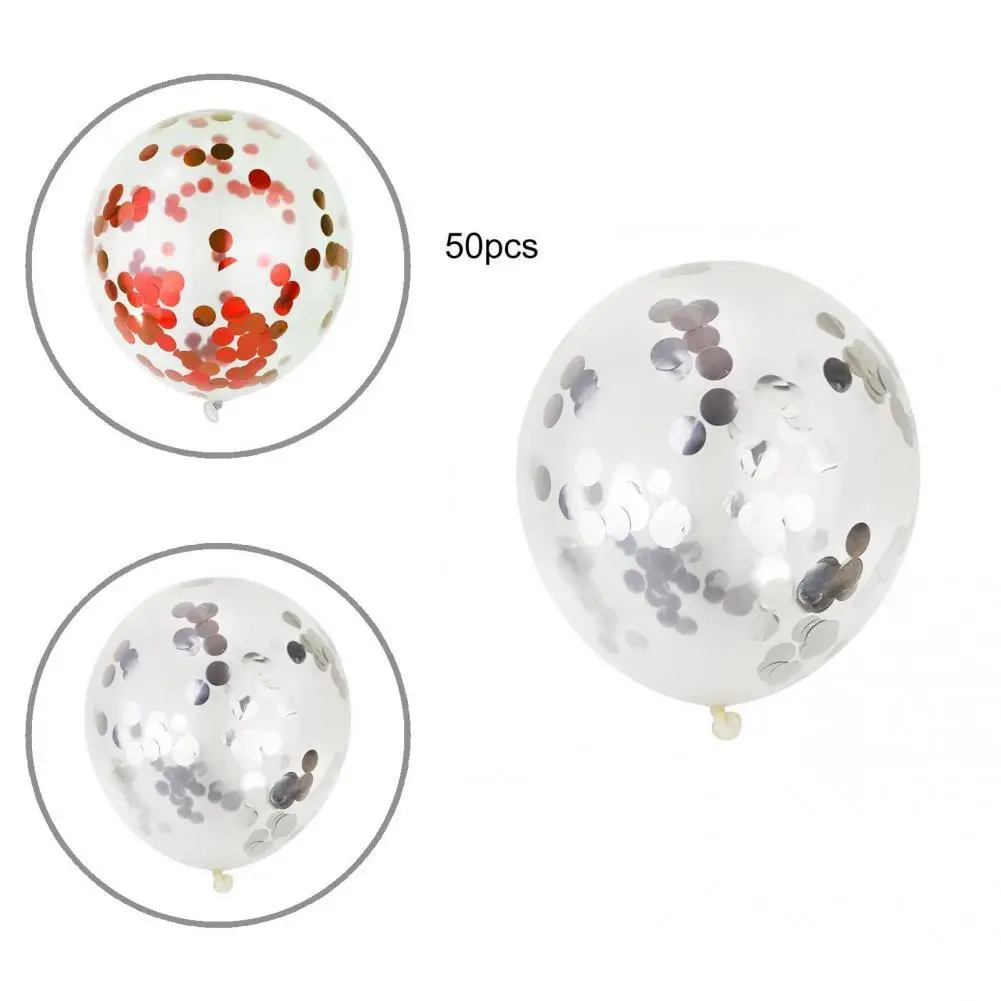 

Harmless 50Pcs/Set Stylish DIY 12-inch Party Balloons Emulsion Balloon Garland Inflatable for Celebration