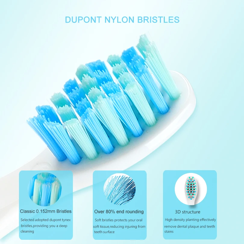 СЕАГО Электрическая зубная щетка с функцией зарядки, отбеливания, водонепроницаемая, с 5 режимами очистки, соническая, для взрослых, быстрая зарядка.