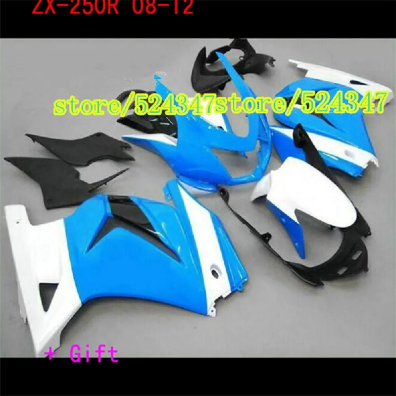 Синий Новый обтекатель комплект кузова ABS мотоцикл литья под давлением для Kawasaki
