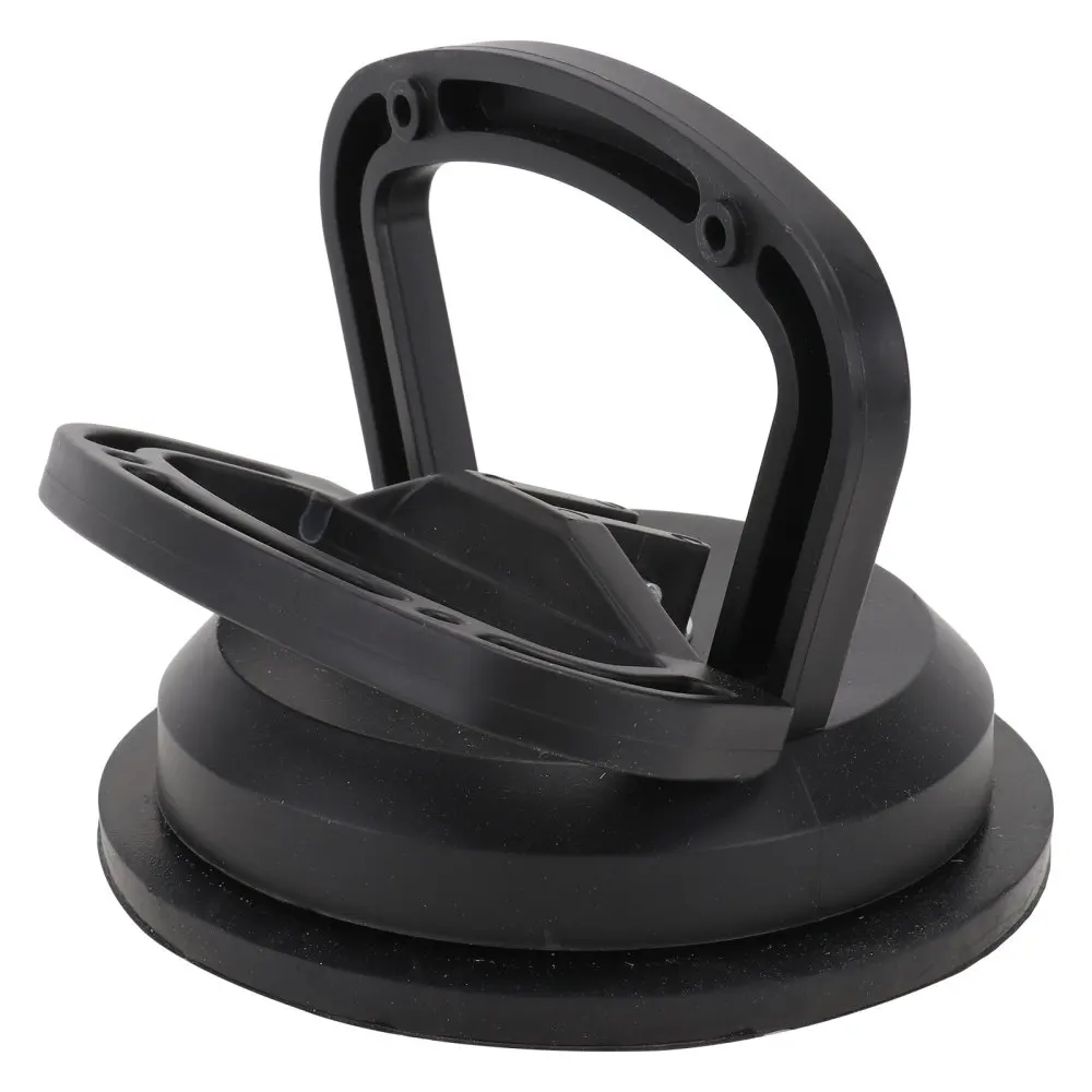 

1Pc Single Jaw Suction Cup Plate Glass Gripper Lifting Hand Tool Black
