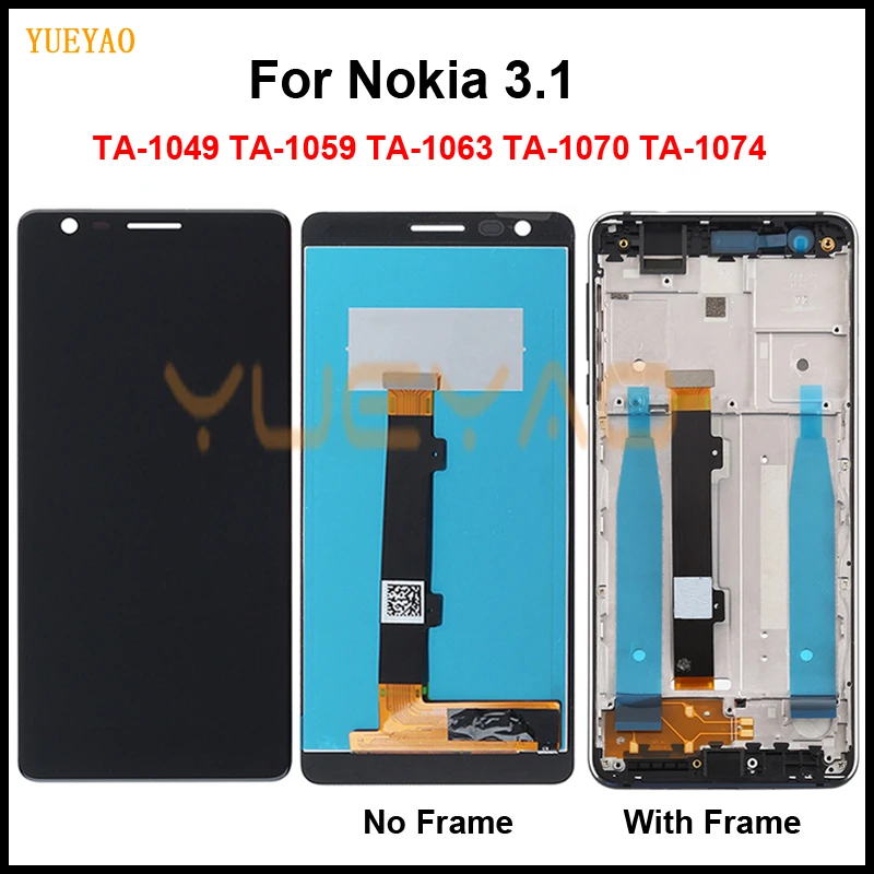Сенсорный ЖК-экран для Nokia 3 1 TA-1049 TA-1057 TA-A-1063 TA-1070 TA-1074 TA-1020 TA-1028 TA-1032 TA-1038 | Мобильные