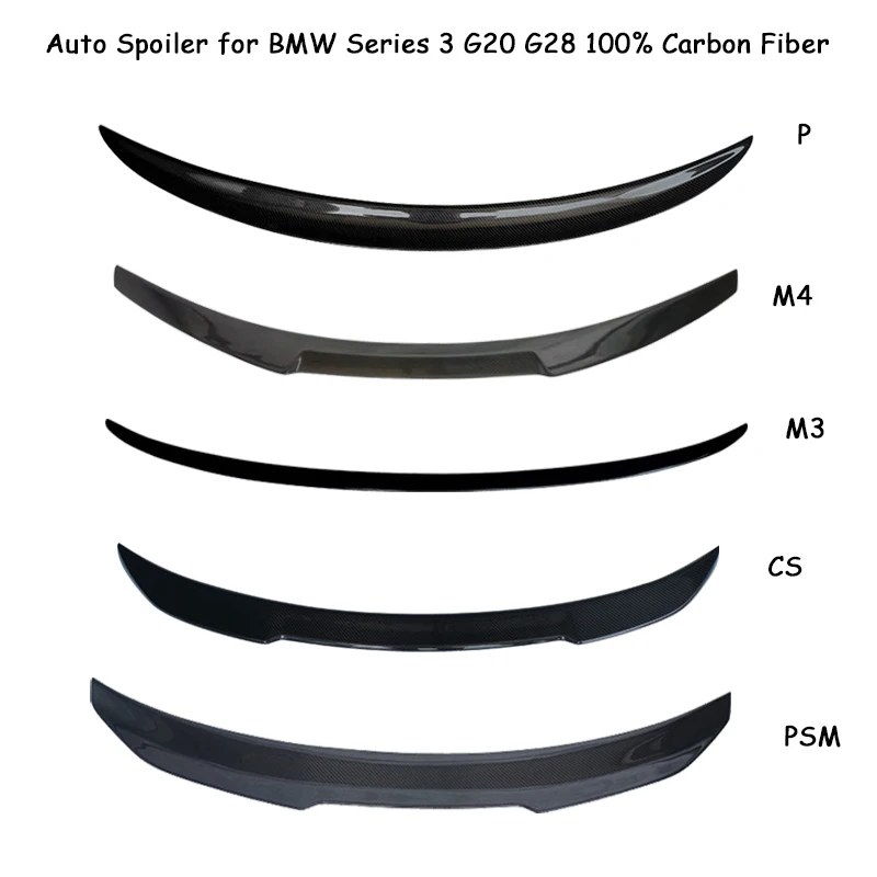 Автомобильный задний спойлер из настоящего углеродного волокна авто для BMW серии