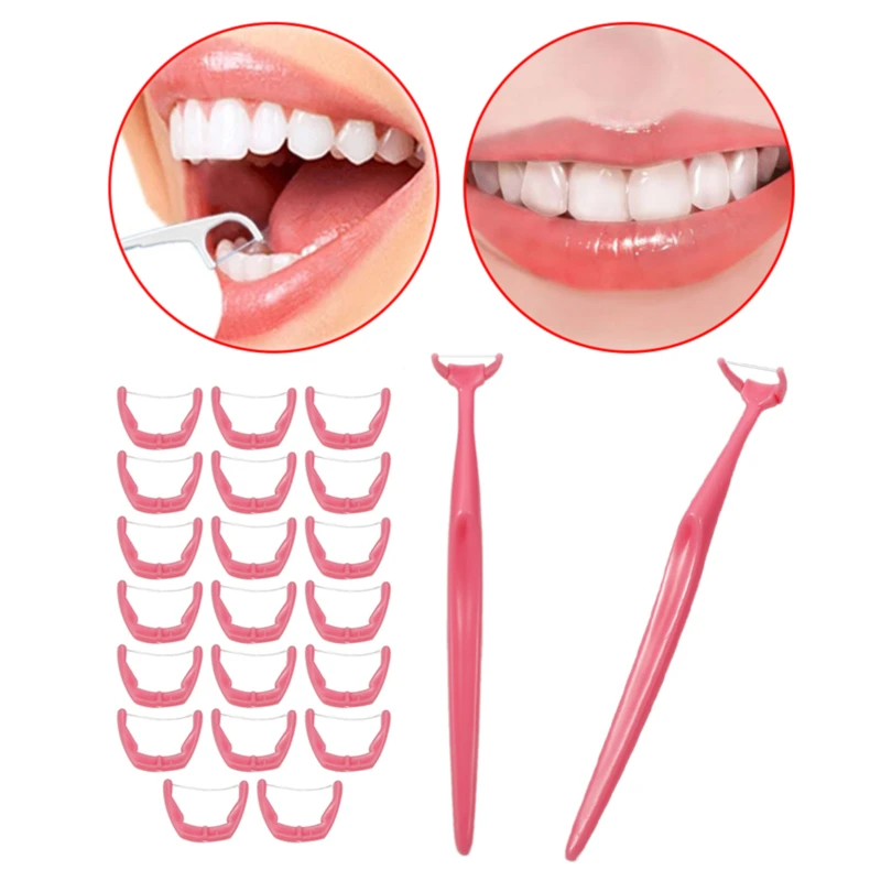 

20Pcs/Set Teeth Stick Tooth Clean Oral Care Dental Flosser For Teeth Cleaning Tools