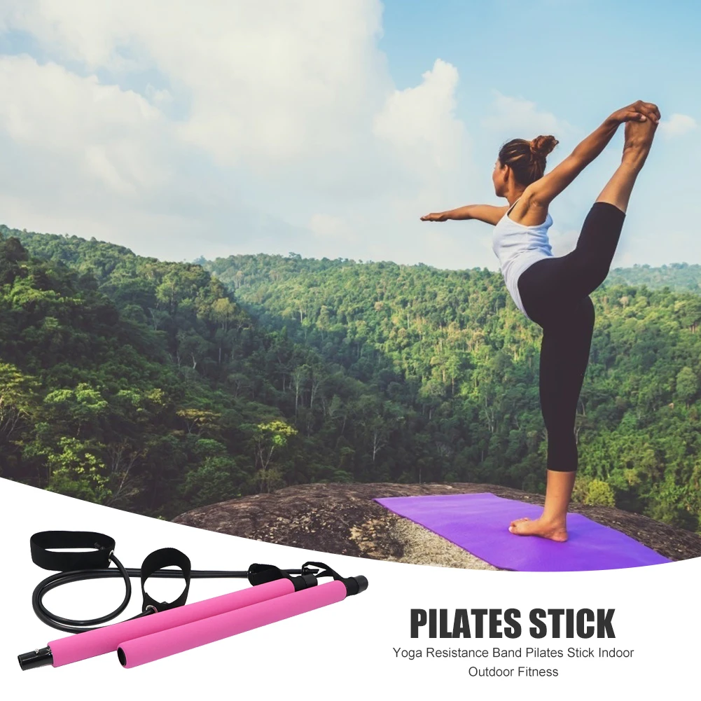 

Yoga Resistance Band Multifunctional Defending Pilates Stick Home Gym Workout Exercise Fitness Arm Training Equipment