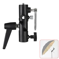 easy install cast iron accessories portable flash light holder screw fastening practical universal durable multifunction