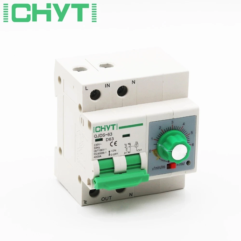 

ICHYTI Water Pump Motor Timer Countdown Circuit Breaker With Time Function 0-60 Minutes 0-6 Hours Timer Switch