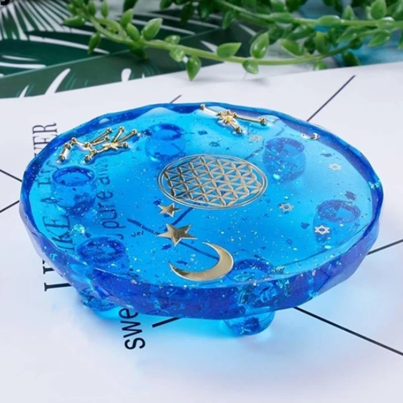 

New Creative Mini Resin Table Mold Silicone Mold Epoxy Exhibition Table Diy Crafting Tools