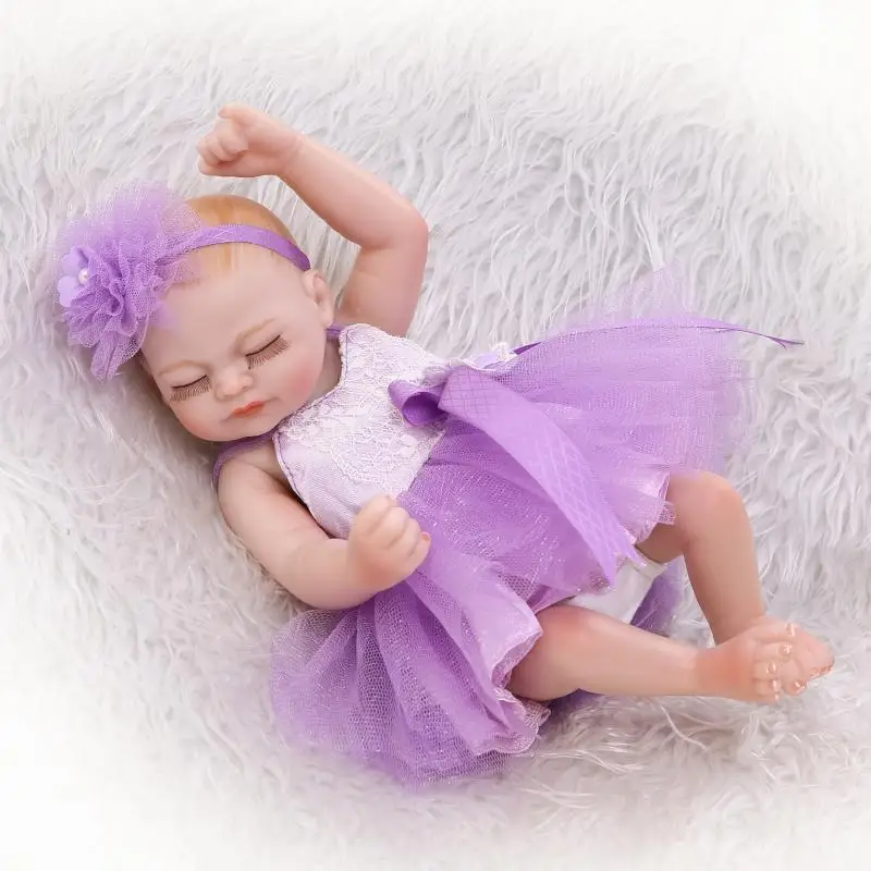

Baby Mini Cute Reborn Doll Simulation Creative Lovely Gift for Kids Children's Best Friend Festival