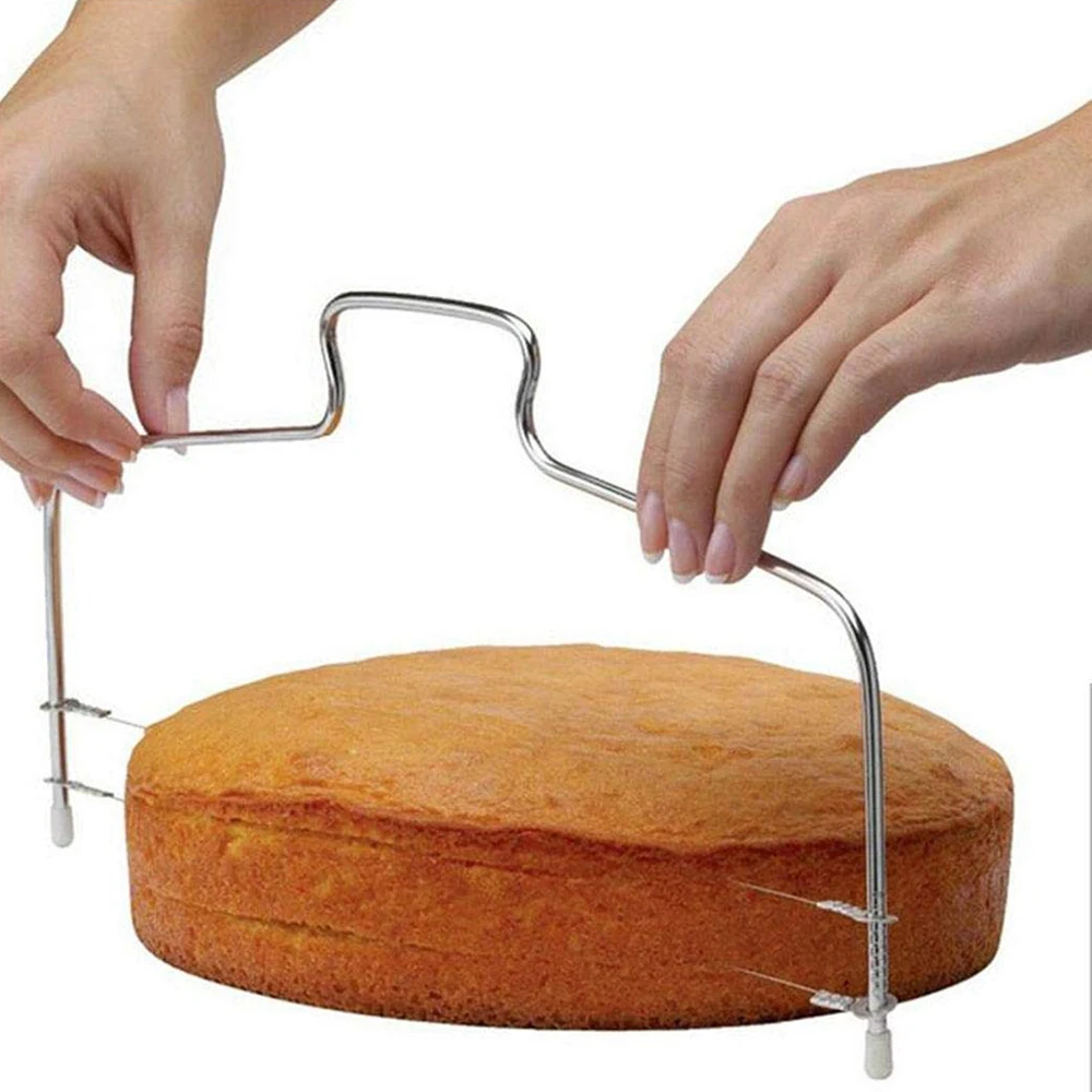 Проволочный нож для разрезания торта Нержавеющая сталь Кухня формы украшения