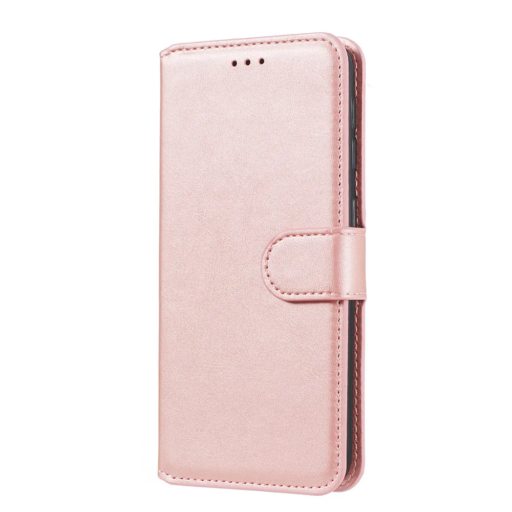 rosegold Кожаный магнитный чехол-книжка в стиле ретро, защитный чехол для SAMSUNG Galaxy J6 J4 J6+ J4+ J8 J3 J7 J5 чехол s - Цвет: rosegold
