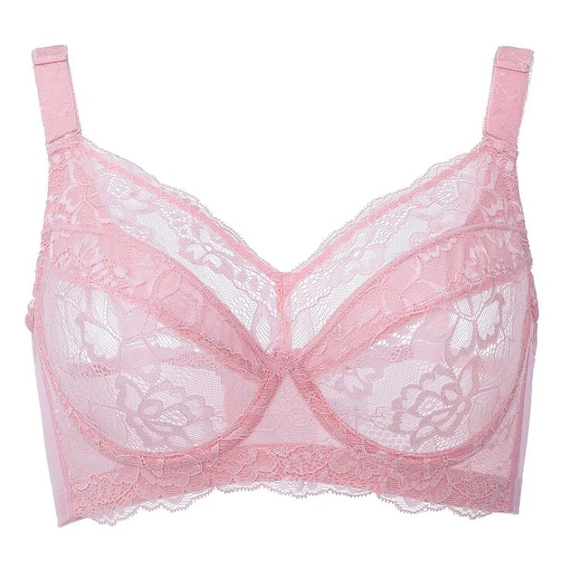 Бесплатная доставка удобный женский кружевной бюстгальтер на косточках с полным