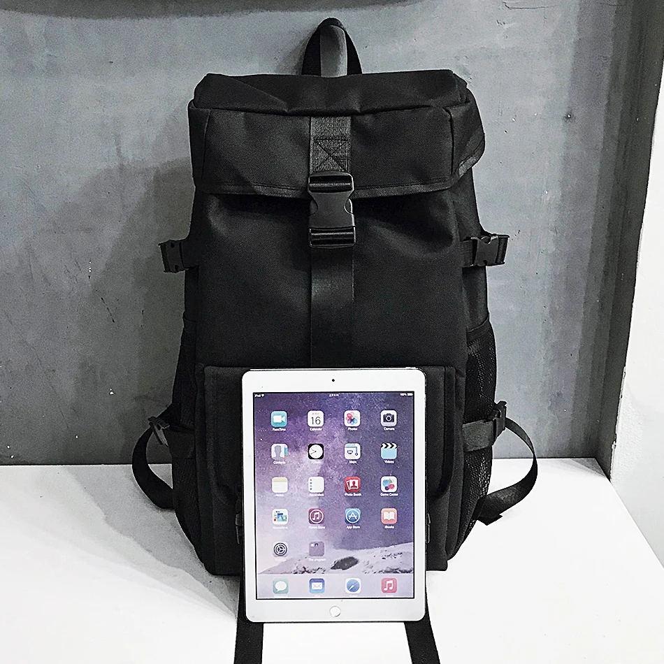 trend cool street travel mens backpack fashion design hip hop backpack for youth boys functional wind oxford large bags unisex free global shipping