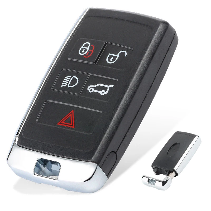 

KEYECU 10pcs for Land Rover Range Rover Sport LR2 LR4 Upgraded Remote Key Shell Case KOBJTF10A