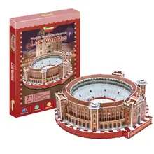 Las Ventas Spain Madrid Architect Learning 3D Paper DIY Jigsaw Puzzle Model Educational Toy Kits Children Boy Gift Toy