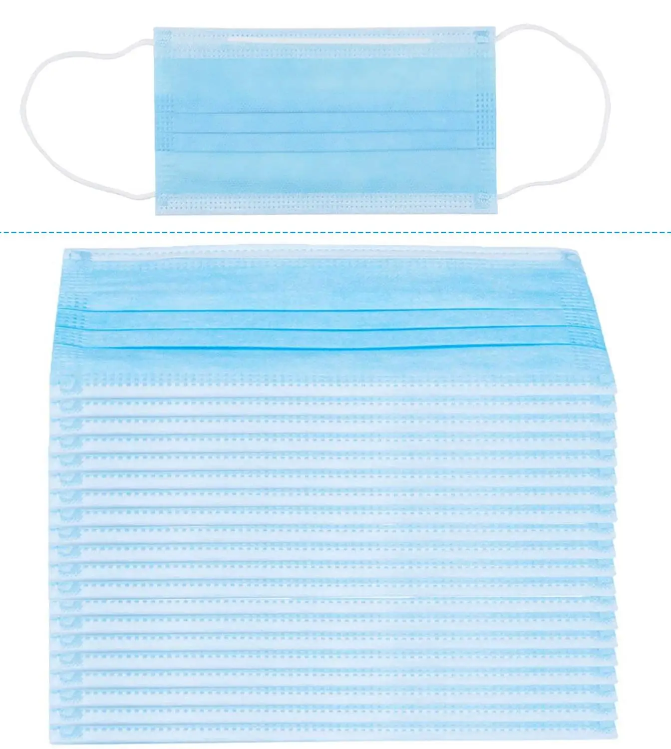 

protection Masks Disposable Face Masks 3 Laye Mask Face Mouth Masks Non Woven Disposable Anti-Dust Meltblown Cloth Masks Earloop