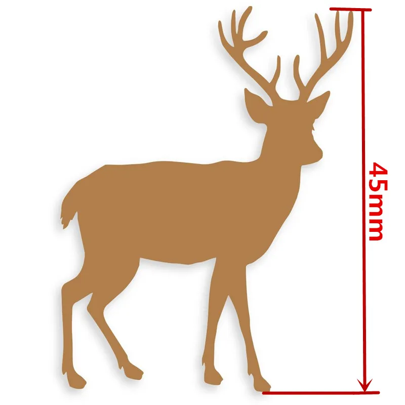 Художественные металлические Вырубные штампы в виде оленя для изготовления