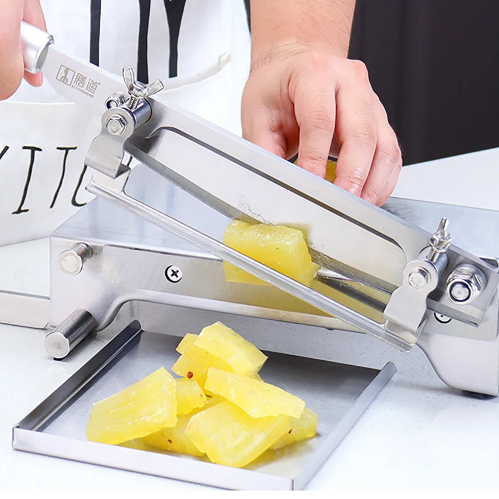 

Машина для резки мяса из нержавеющей стали, многофункциональные ручные Слайсеры для овощей и еды, устройство для резки бакона, нуги, Ejiao