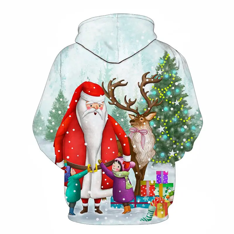 Осенние тонкие женские толстовки с капюшоном Merry Christmas 3D печать полный рукав толстовки Топы повседневные женские Снежинки Снеговик подарочные пуловеры уличная одежда
