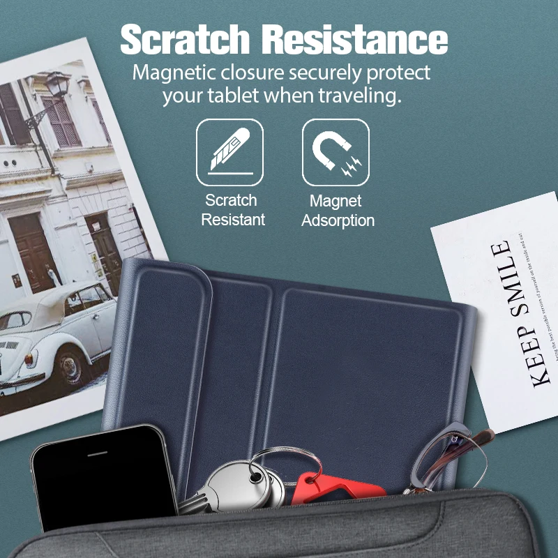 

Keyboard Case for Samsung Galaxy Tab A 10.1 2019 SM T510 T515 Tablet Leather Case with Detachable Keyboard Magnetic Funda