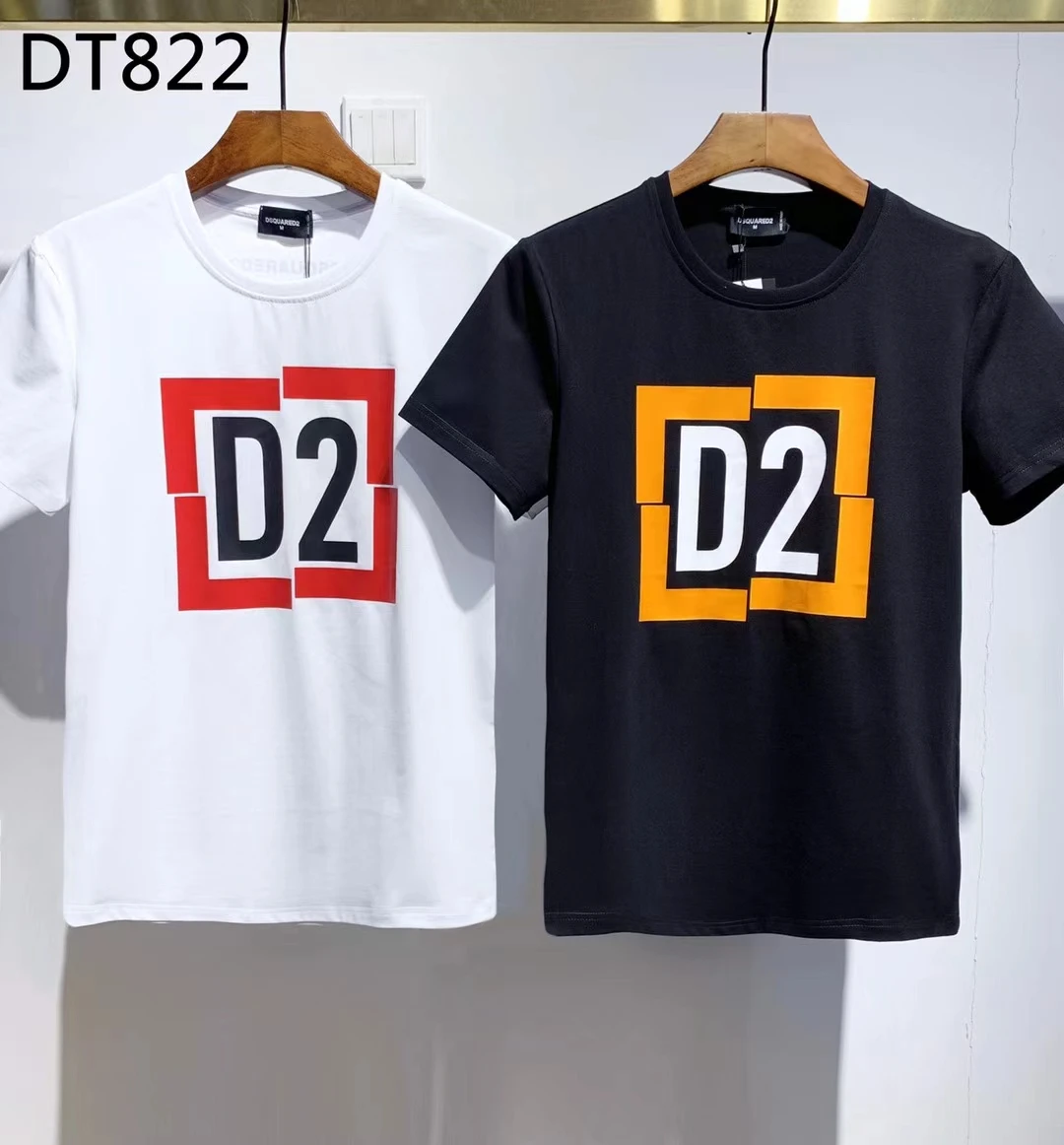 

2021 Fashion Trend Dsquared2 Men's Premium Printed T-Shirt DT822