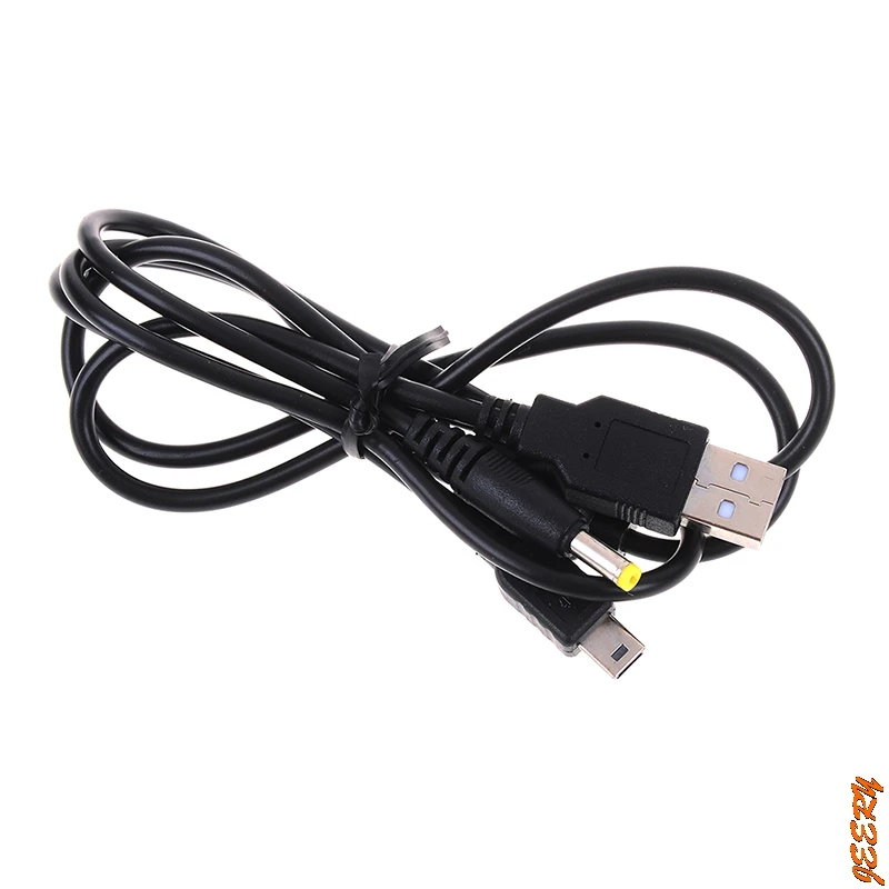 

1Pc 1m 2 In 1 Usb Data Cable / Charger Charging Lead For Psp 1000 / 2000 /3000 USB Charging Lead For PSP