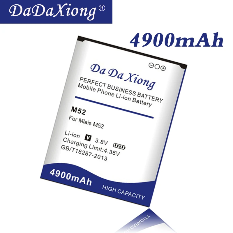 Аккумулятор DaDaXiong M52 на 4900 мА · ч для Mlais аккумулятор телефона Red Note | Мобильные