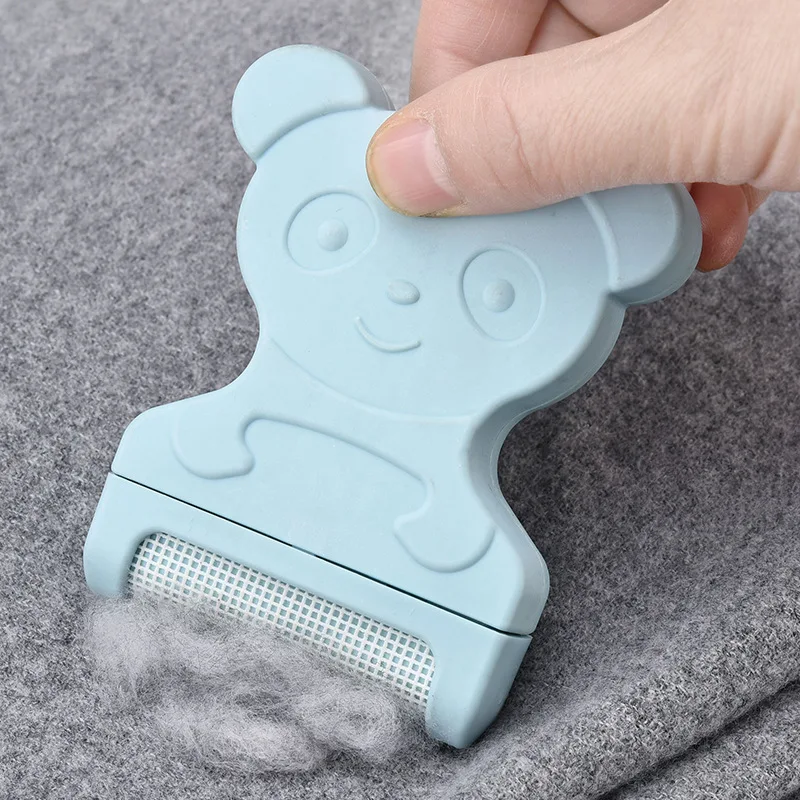 

Bear Handheld Hair Lint Clothes Sweater Fluff Remover Brush Clothes Fuzz Fabrics Dust Lint Shaver Cleaning Brush for Woven Coat
