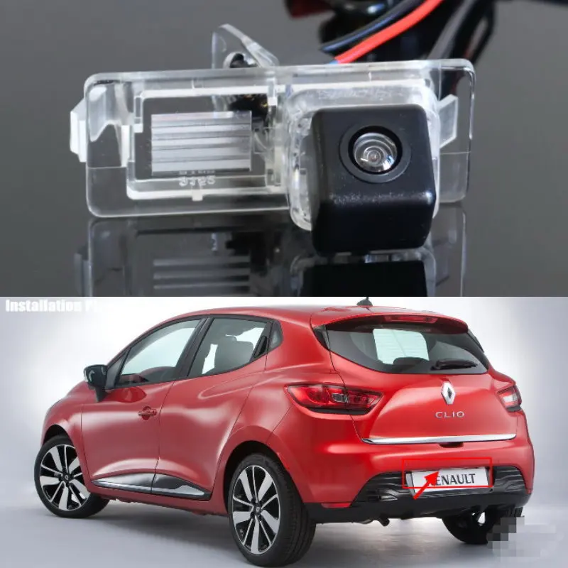 Lyudмила для Renault Clio 4 IV 2012 ~ 2018 Автомобильная камера заднего вида/HD CCD RCA NTST или