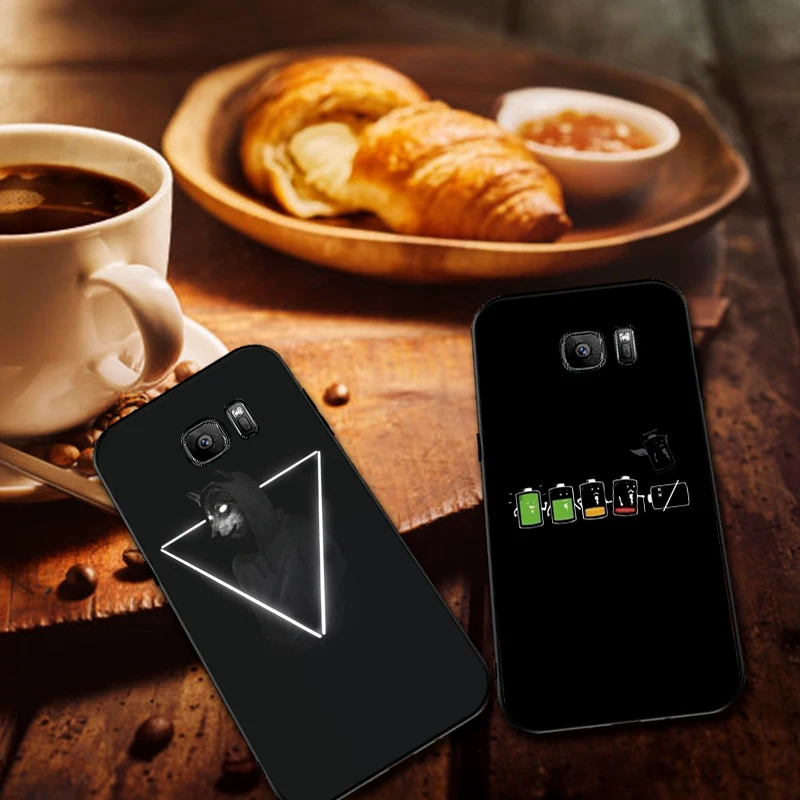 Черно белые ретро Мягкий силиконовый чехол для телефона Samsung Galaxy S8 S9 S10 Plus NOTE 8 9 M10