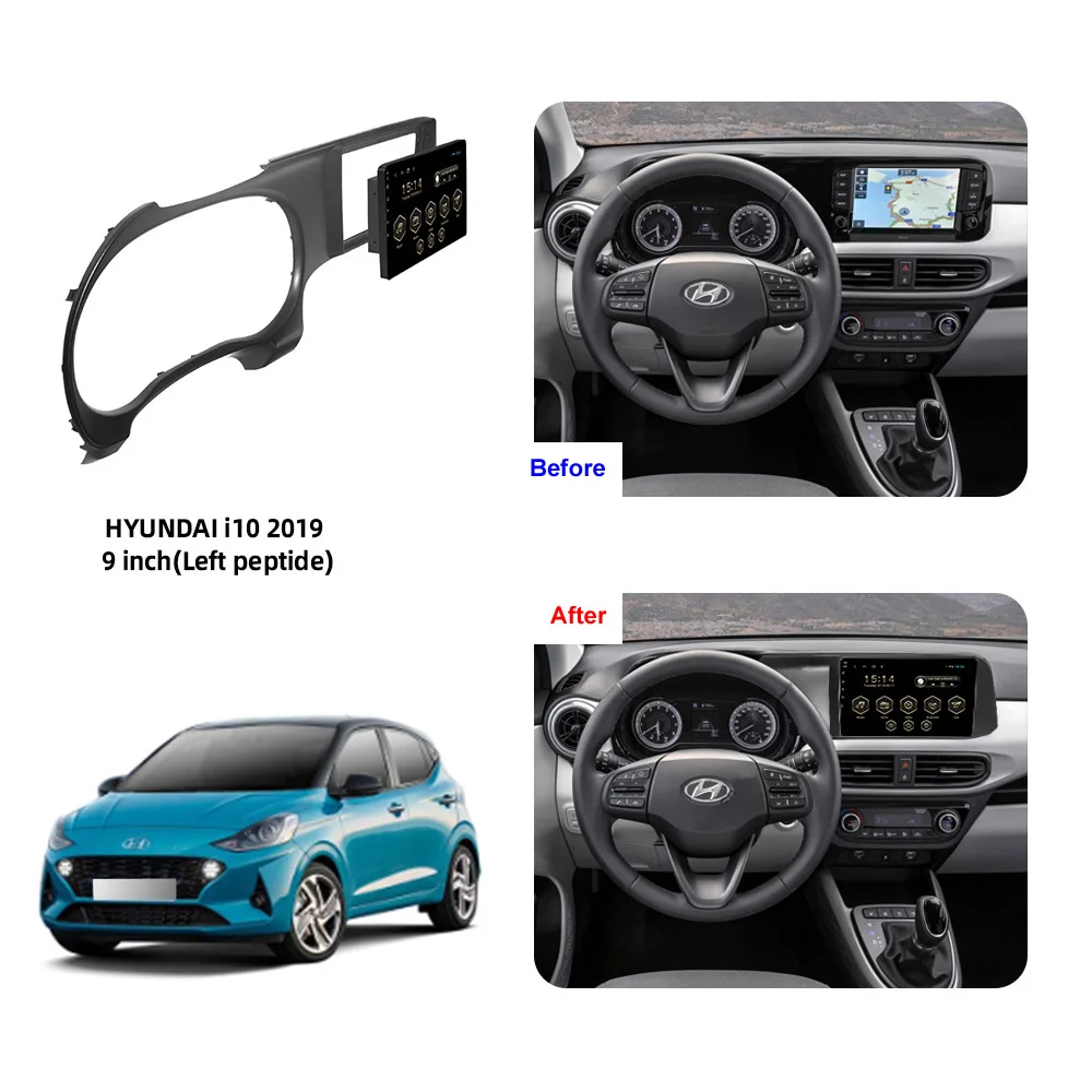 Автомагнитола для HYUNDAI I10 2019-2021 мультимедийный проигрыватель с экраном 10 дюймов