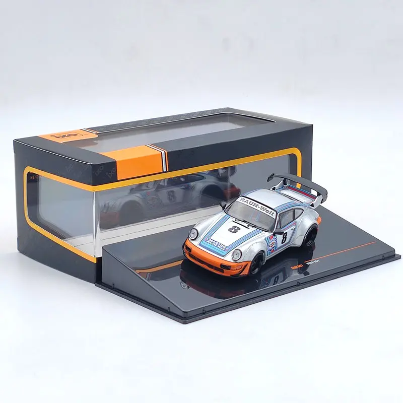 

IXO 1:43 For P~SCHE RWB 964 Ichiban Boshi Martini Rauhwelt #8 MOC307 Diecast Model Toys Car