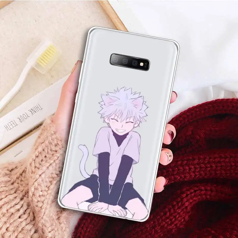 

Hunter x Hunter anime JAPAN Phone Case Clear Transparent for samsung A 21s 50 71 S 8 9 20 note 10 20 plus ultra