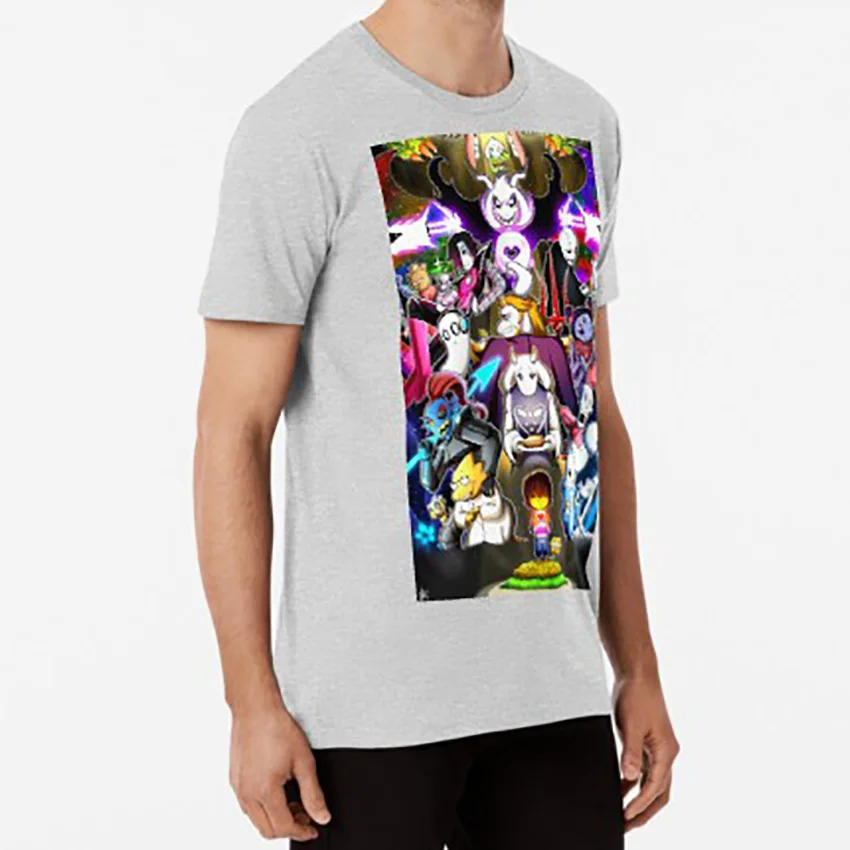 Футболка Undertale fan art frisk flowey sans muffet temmie mad dummy gaster | Мужская одежда