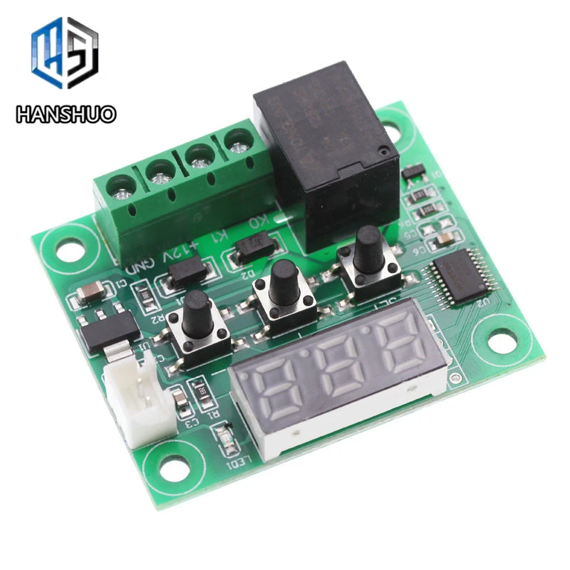 1 пьезас W1209 DC 12 V Температура Fria termostato контроль температуры прерыватель управление температурой termómetro term - Цвет: W1209